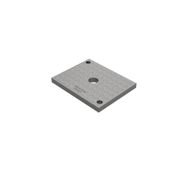 Steel Washer Plate 125mm x 100mm x 10mm