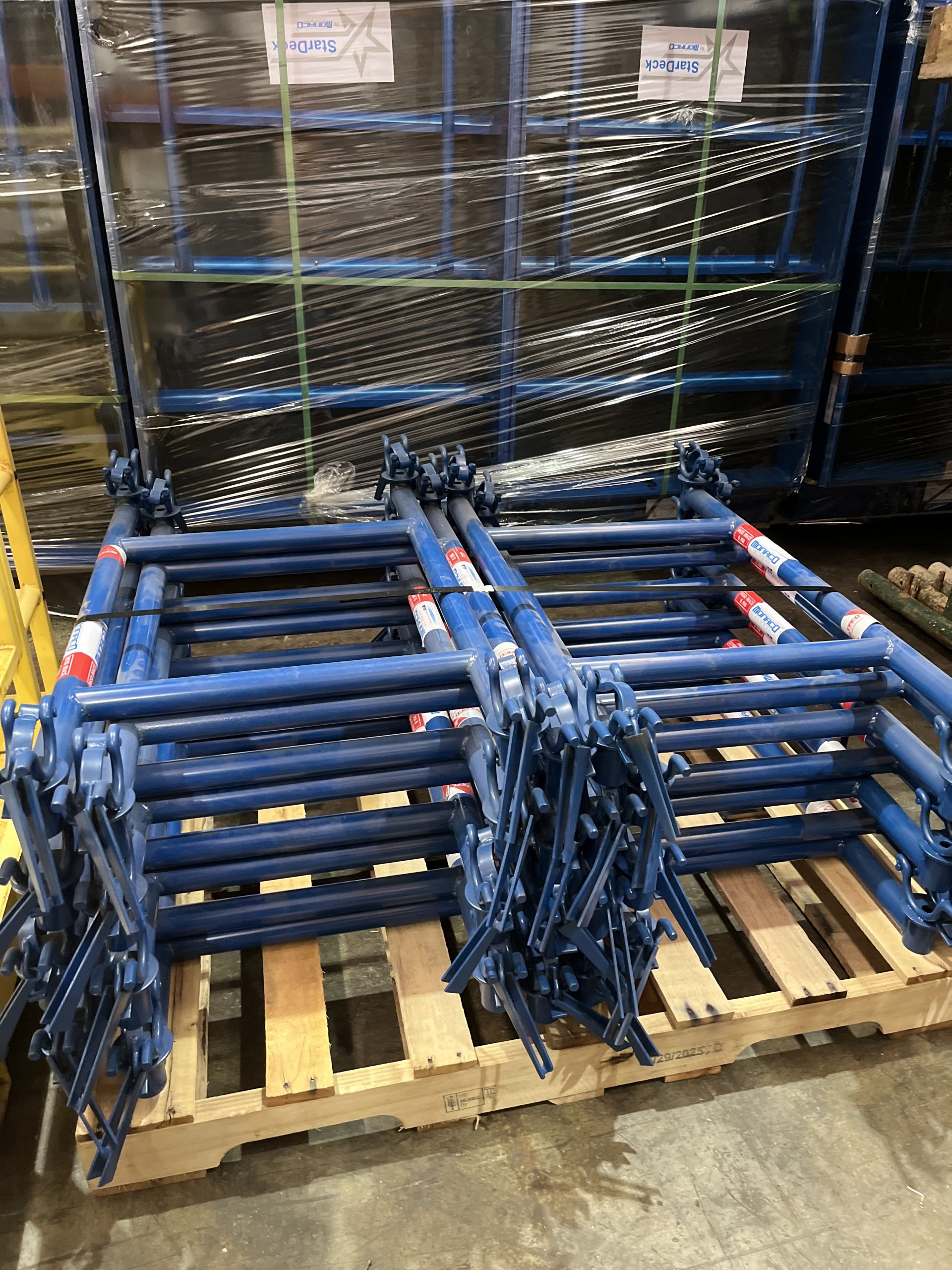 H-Frame and V-Frame shoring system installed on a construction site